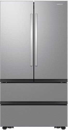 Samsung - 31 cu. ft. 4-Door French Door Smart Refrigerator with Dual Auto Ice Maker - Stainless Steel