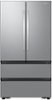 Samsung - 31 cu. ft. 4-Door French Door Smart Refrigerator with Dual Auto Ice Maker - Stainless Steel-Front_Standard