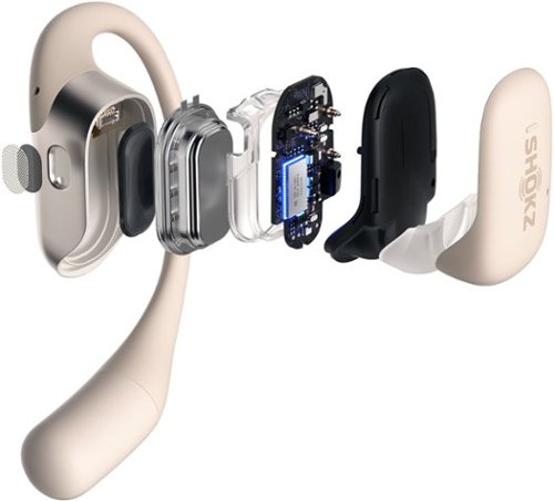 Shokz OpenFit Open-Ear True Wireless Earbuds - Beige GLOBAL SHIPPING