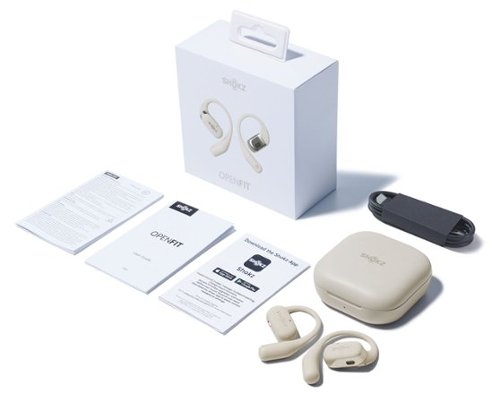 Shokz OpenFit Open-Ear True Wireless Earbuds - Beige SHOP ONLINE