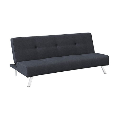 Serta - Sophia Convertible Sofa - Charcoal