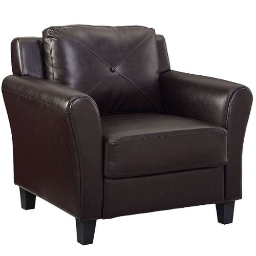 

Lifestyle Solutions - Hartford Chair in Faux Leather - Java