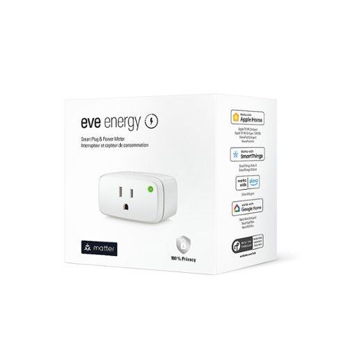 Eve  Energy - Smart Plug (Matter) - White - White WORLDWIDE DELIVERY
