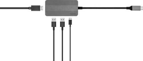 Insignia™ 4-Port USB-C Hub - Gray HOW TO BUY