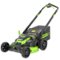Greenworks - 80 Volt 25" Dual Blade Cordless Self-Propelled Lawn Mower (Battery & Charger Not Included) - Green-Front_Standard 