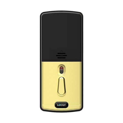 Lockly Secure Pro Smart Lock Wi-Fi Replacement Deadbolt with 3D Biometric Fingerprint/Keypad/Voice Control Access - Brushed Gold SHOP ONLINE