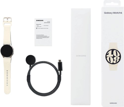 Samsung Galaxy Watch6 Aluminum Smartwatch 40mm LTE - Cream HOW TO BUY