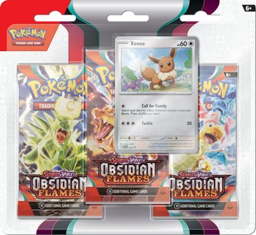 Pokémon Trading Card Game: Scarlet & Violet —Obsidian Flames 3pk Booster - Styles May Vary WORLDWIDE DELIVERY