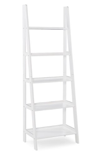 

Linon Home Décor - Radford Five-Tier Ladder Bookshelf - White