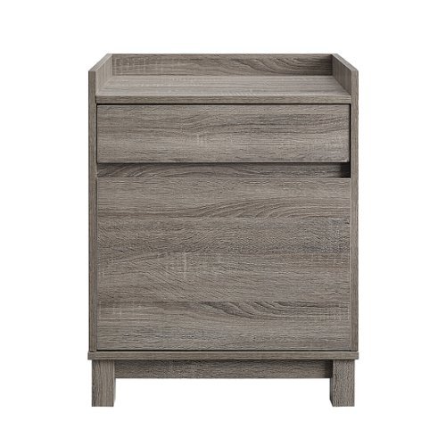 Linon Home Décor - Tennyson Wood Filing Cabinet - Gray