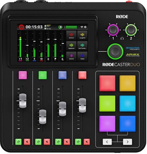 RØDE Caster Duo Integrated Audio Production Studio - Black WORLDWIDE DELIVERY