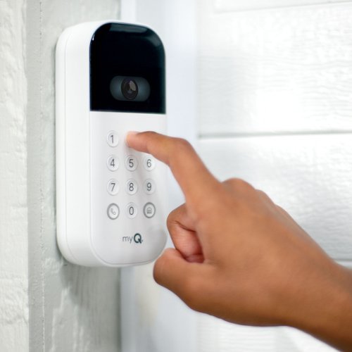 Chamberlain MyQ Smart Garage Video Keypad – Battery Operated - White BUY IN DUBAI