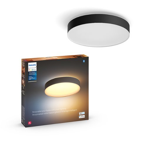 

Philips - Ambiance Enrave Large Ceiling Lamp - Black