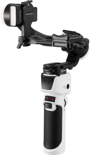 Zhiyun - Crane-M 3S 3-Axis Gimbal Stabilizer for Smartphone, Action, or Mirrorless Cameras with Detachable Tri-pod Stand - White