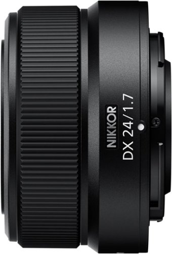 Nikon NIKKOR Z DX 24mm f/1.7 Wide Angle Prime Lens Black 20119