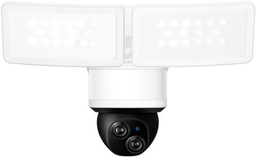  eufy Security - E340 Outdoor Wired 3K Security Camera with Floodlight - White