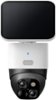 eufy - S340 Outdoor Solar Powered 3K PTZ Security Camera with Dual Lens - White-Front_Standard