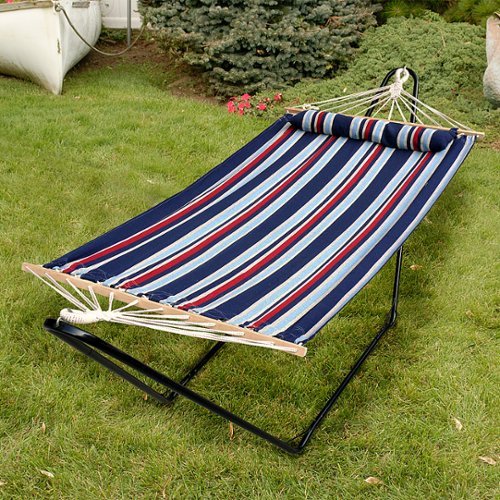

Bliss - Caribbean Hammock w/ Pillow & Hanging Hardware - Patriot