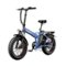 Heybike - Mars Foldable Ebike w/ 48mi Max Operating Range & 20 mph Max Speed- for Any Terrain - Blue-Front_Standard