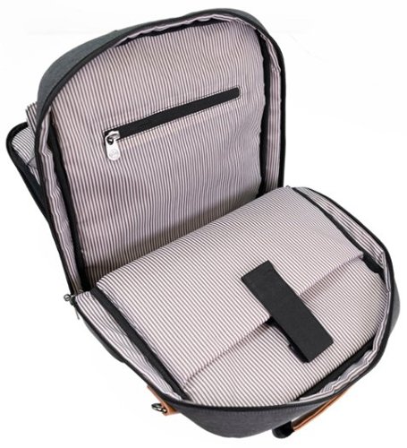 PKG Riverdale 11L Vertical Messenger Bag for 16 Laptop - Dark Grey/Tan BUY IN DUBAI