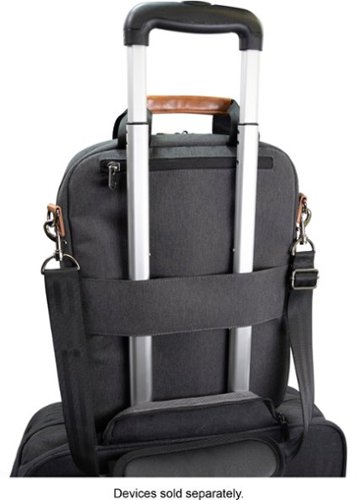 PKG Riverdale 11L Vertical Messenger Bag for 16 Laptop - Dark Grey/Tan BUY IN QATAR