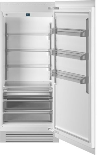 Bertazzoni - 21.5 cu ft Built-in Refrigerator Column with Interior TFT touch & Scroll Interface - Stainless Steel