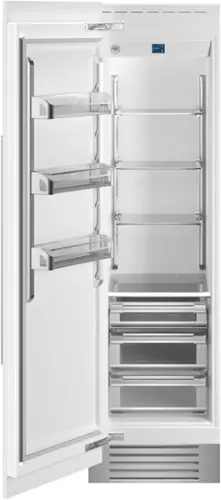 Front. Bertazzoni - 13.0 cu ft Built-in Refrigerator Column with Interior TFT touch & Scroll Interface - Stainless Steel.