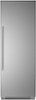 Bertazzoni - 17.4 cu ft Built-in Refrigerator Column with interior TFT touch & scroll interface - Stainless Steel-Front_Standard
