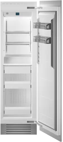 Front. Bertazzoni - 12.6 cu ft Built-in Freezer Column with Interior TFT touch & Scroll Interface - Custom Panel Ready.