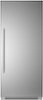 Bertazzoni - 21.5 cu ft Built-in Refrigerator Column with interior TFT touch & scroll interface - Stainless Steel-Front_Standard
