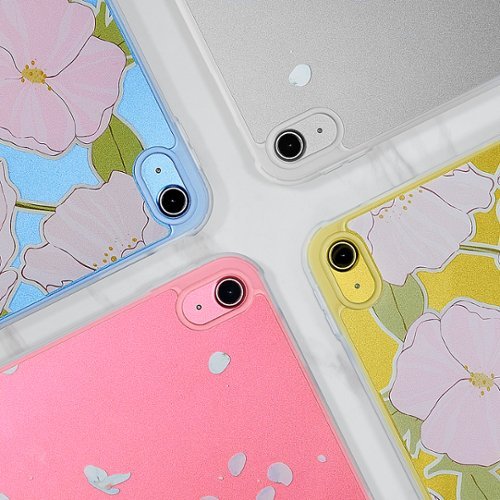 Insignia™ Hard-Shell Snap-On Case for Apple iPad 10th Gen 10.9 - Pink Flowers SHOP ONLINE