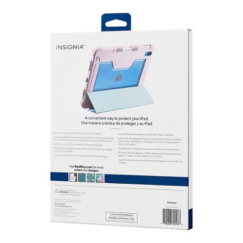 Insignia™ Folio Case for Apple iPad 10.9 (10th generation) - Watercolor BUY IN SINGAPORE