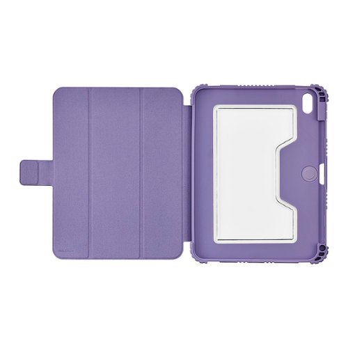 Insignia™ Folio Case for Apple iPad 10.9 (10th generation) - Purple Abstract GLOBAL SHIPPING