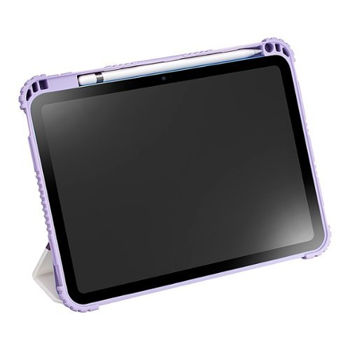 Insignia™ Folio Case for Apple iPad 10.9 (10th generation) - Purple Abstract WHERE TO BUY