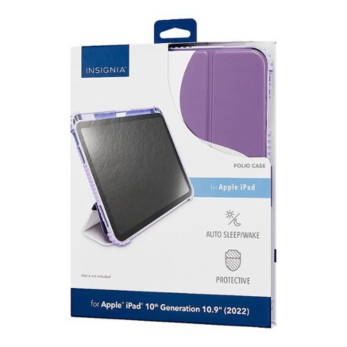 Insignia™ Folio Case for Apple iPad 10.9 (10th generation) - Purple Abstract BUY IN AUSTRALIA