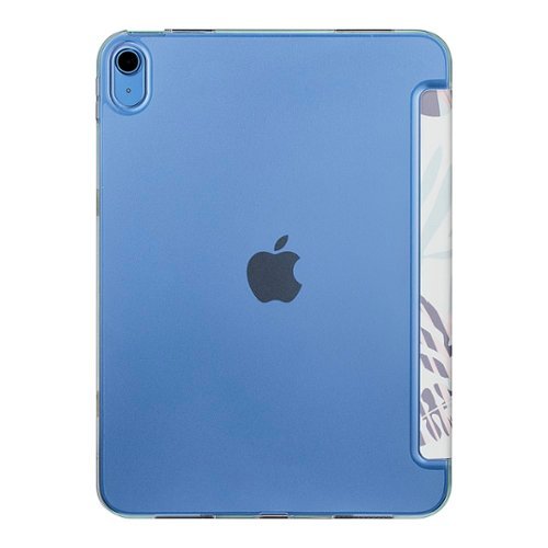 Best Buy essentials™ Folio Case for iPad 10th Gen 10.9 - Blue Leaf WORLDWIDE DELIVERY
