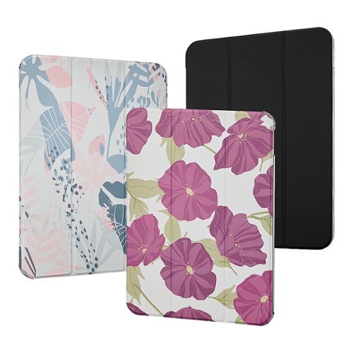 Best Buy essentials™ Folio Case for iPad 10th Gen 10.9 - Purple Flower HOW TO BUY