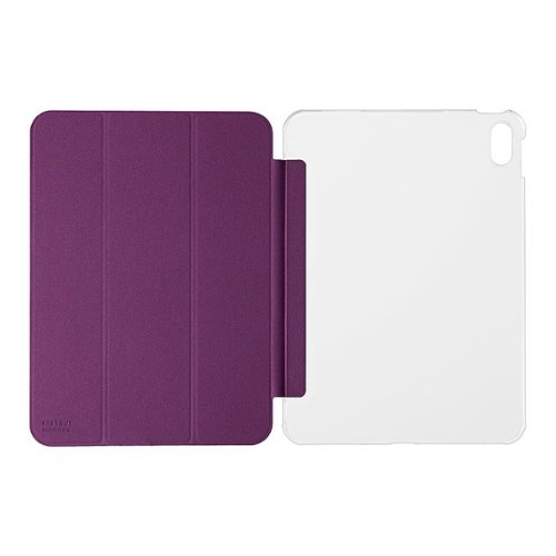 Best Buy essentials™ Folio Case for iPad 10th Gen 10.9 - Purple Flower WHERE TO BUY