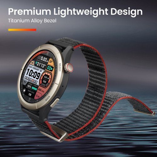 Amazfit Cheetah Pro Smartwatch 36.8mm Fiber Reinforced Polymer - Black BUY IN EUROPE
