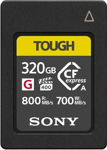 

Sony CEAG320T CFexpress Type A Memory Card 320 GB