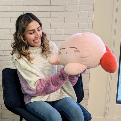 TOMY Club Mocchi Mocchi - Suya Suya Sleeping Kirby 20 Mega Plush BUY IN AUSTRALIA