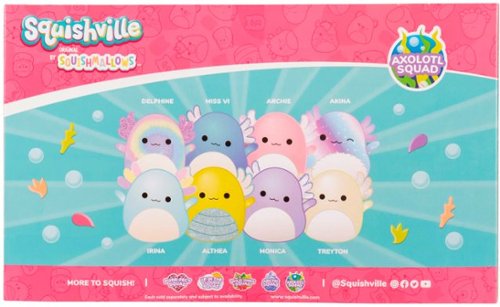 Jazwares Squishville - Axolotl Squad - 2 Plush 8-Pack BUY IN AUSTRALIA
