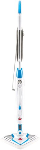 BISSELL - PowerEdge Lift-Off 2-in-1 Sanitizing Steam Mop - Basanova Blue with White Accents
