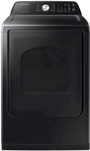 Samsung - 7.4 Cu. Ft. Smart Electric Dryer with Sensor Dry - Black