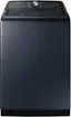 Front. Samsung - 5.4 Cu. Ft. High-Efficiency Smart Top Load Washer with Pet Care Solution - Brushed Navy.