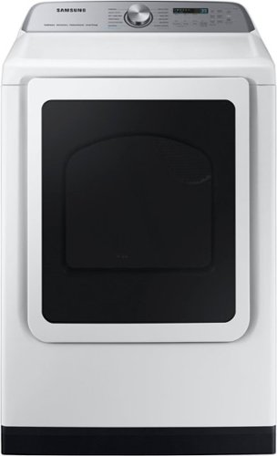 Samsung - 7.4 Cu. Ft. Smart Gas Dryer with Steam Sanitize+ - White