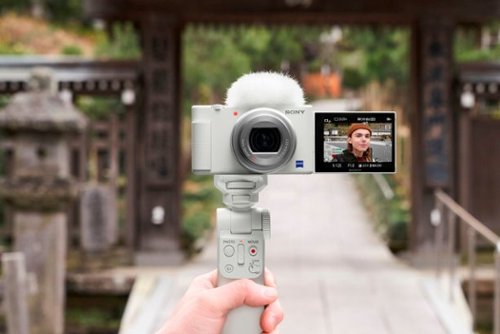 Sony Wi-Fi Bluetooth Remote with Shooting Grip - White GLOBAL SHIPPING