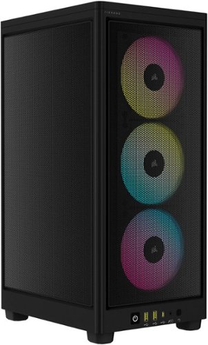 CORSAIR - iCUE 2000D RGB AIRFLOW Mini-ITX PC Case - Black