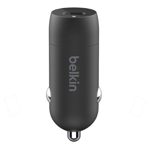 Belkin BOOST↑CHARGE 30W Compact Fast Car Charger w/ USB-C Power Delivery Port for iPhone, Galaxy, Nintendo Switch 2 & More - Black WORLDWIDE DELIVERY