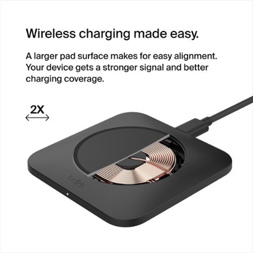 Belkin BOOST↑CHARGE Pro 15W Universal Easy Align Wireless Pad, Fast Charger for Apple iPhone, Samsung, AirPods, and More - Black WHERE TO BUY